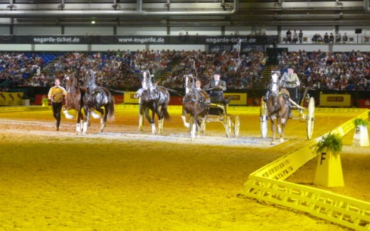 Beeld van de show.