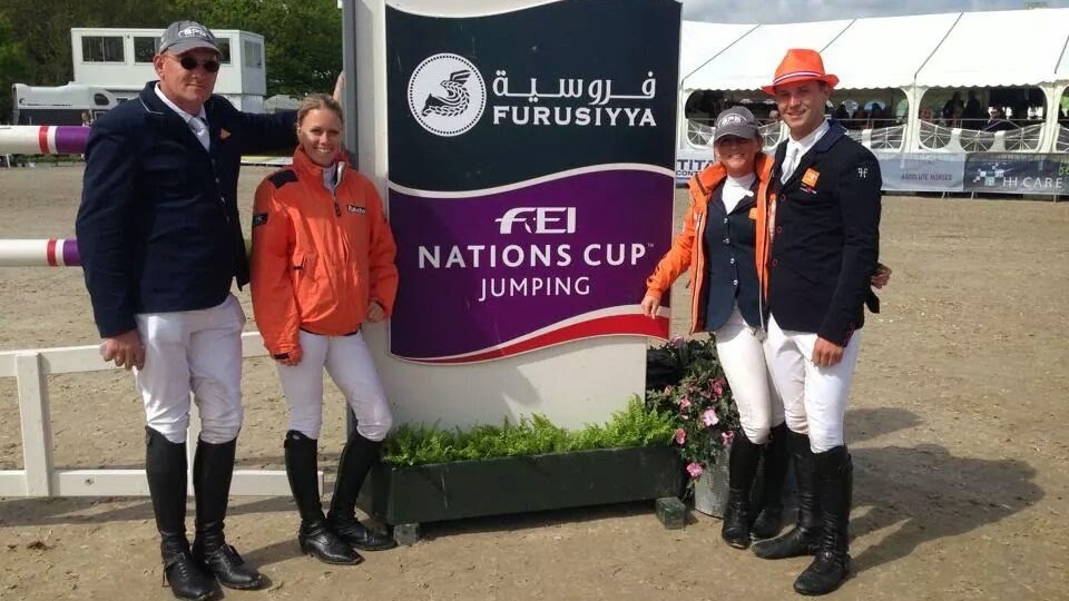 Het Nederlandse team in Odense.