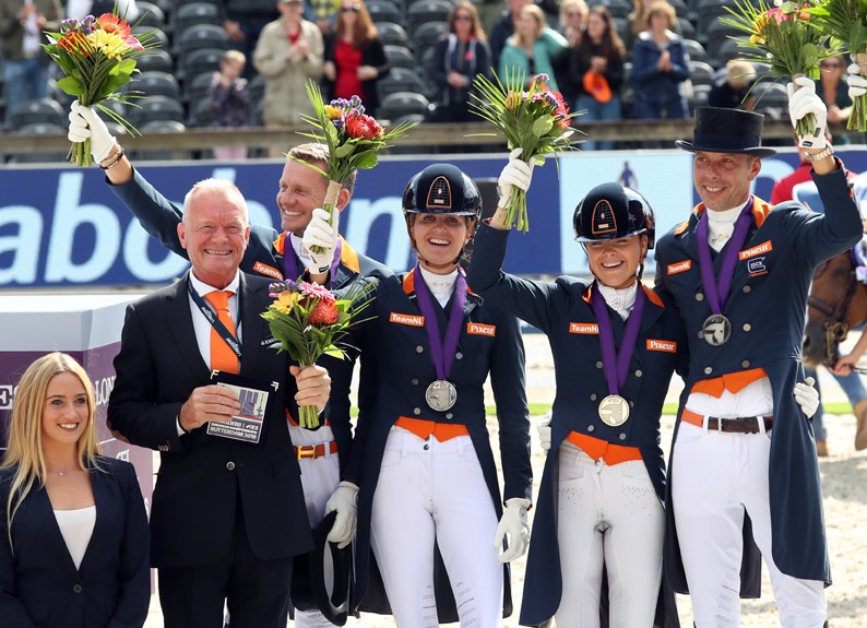 EK Rotterdam 2019 zilver dressuurteam